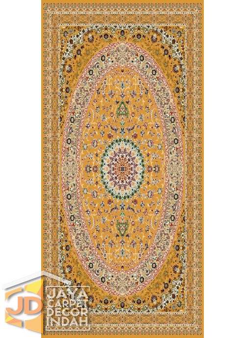 Karpet Permadani Solomon 700 Reeds Lajevardi Yellow 3615 ukuran 100x150, 150x225, 200x300, 250x350, 300x400